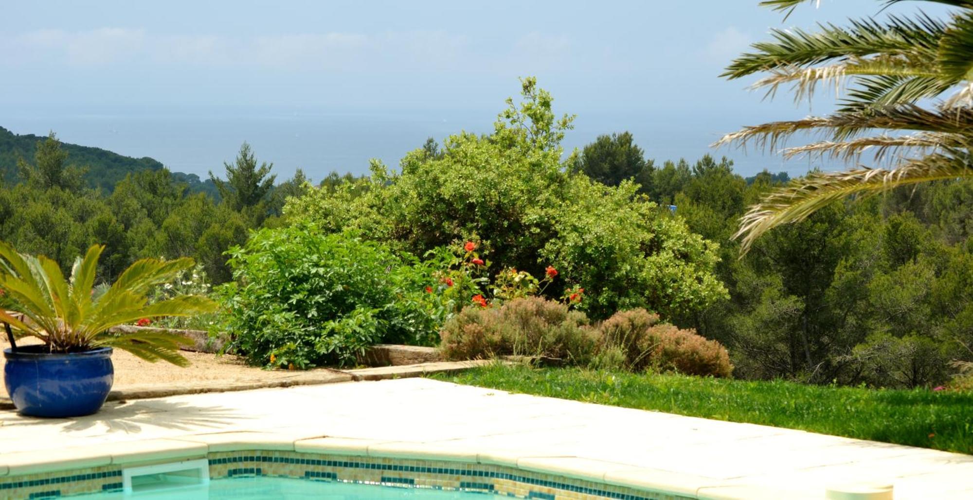 Gite Vue Mer La Cadiere-d'Azur Exterior foto