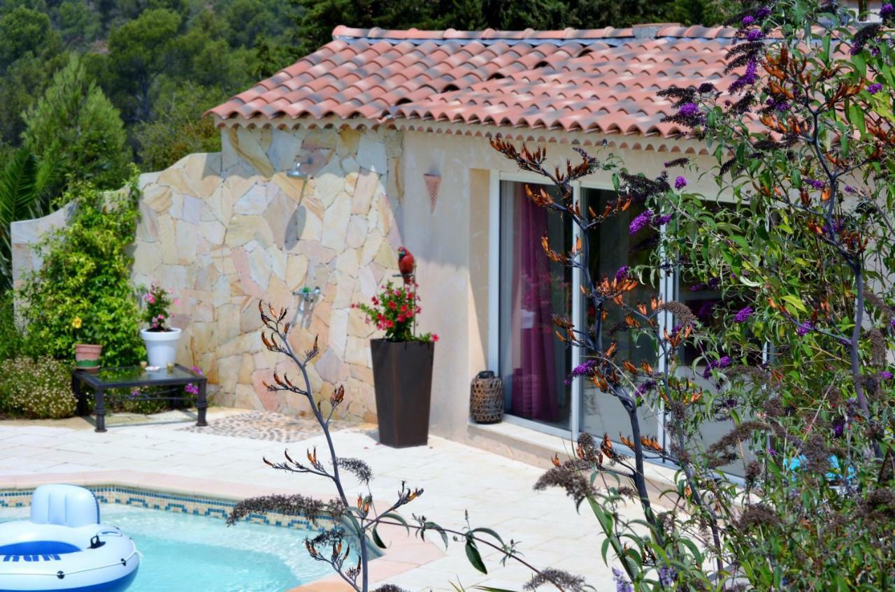Gite Vue Mer La Cadiere-d'Azur Exterior foto