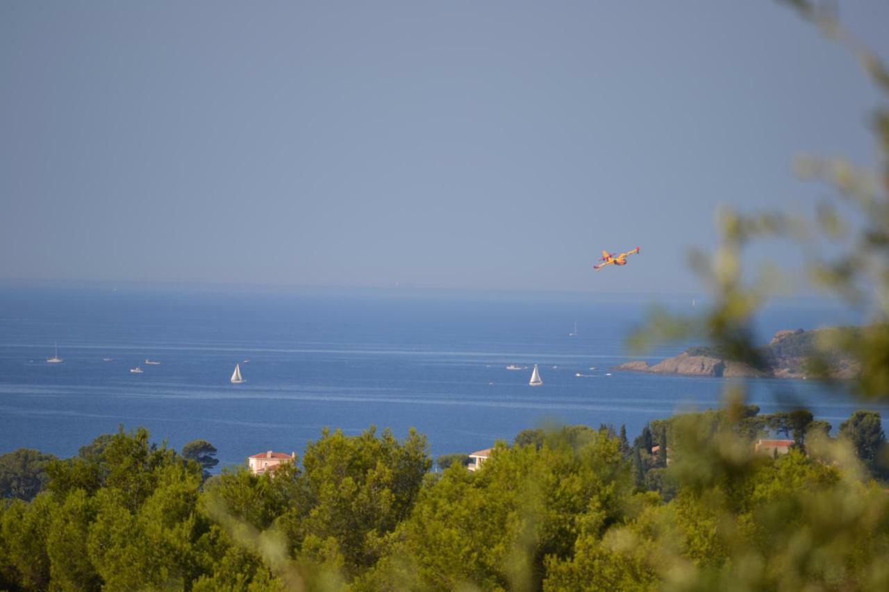 Gite Vue Mer La Cadiere-d'Azur Exterior foto