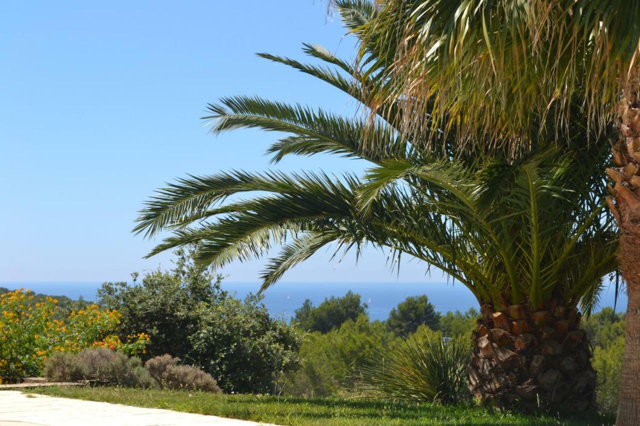Gite Vue Mer La Cadiere-d'Azur Exterior foto